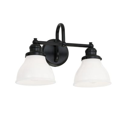 Capital Lighting Baxter Vanity Light - Color: White - Size: 2 light - 8302M