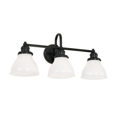 Capital Lighting Baxter Vanity Light - Color: White - Size: 3 light - 8303M