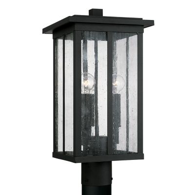 Capital Lighting Barrett Outdoor Post Mount - Color: Black - Size: 3 light 