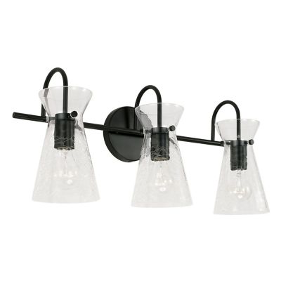 Capital Lighting Mila Vanity Light - Color: Black - Size: 3 light - 142431M