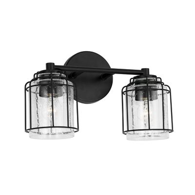 Capital Lighting Harmon Vanity Light - Color: Black - Size: 2 light - 14292