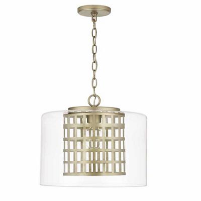 Glass Caged Pendant by Capital Lighting - OPEN BOX RETURN