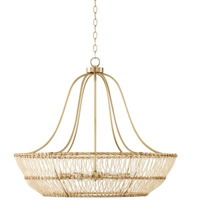 Capital Lighting Wren Chandelier - Color: Brass - Size: 6 light - 444161MA