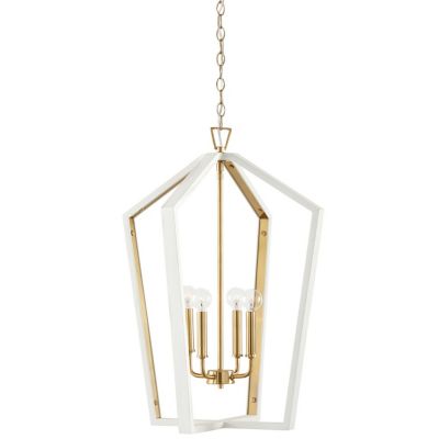 Capital Lighting Maren Pendant Light - Color: White - Size: 4 light - 34454