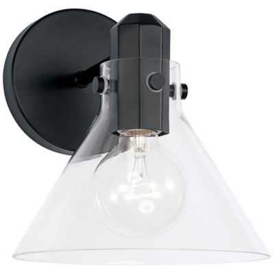 Capital Lighting Greer Wall Sconce - Color: Black - Size: 1 light - 645811M