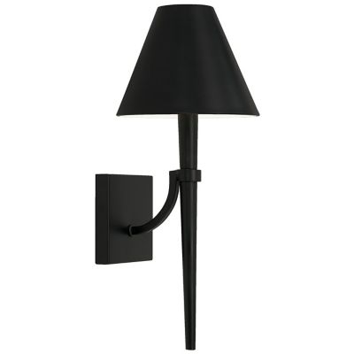 Capital Lighting Holden Wall Sconce - Color: Black - Size: 1 light - 645911