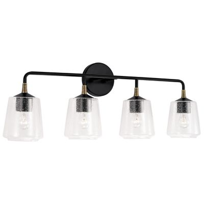 Capital Lighting Amara Vanity Light - Color: Black - Size: 4 light - 145641