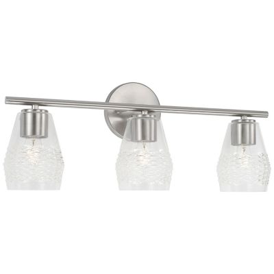 Capital Lighting Dena Vanity Light - Color: Silver - Size: 3 light - 145031