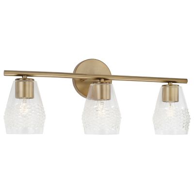 Capital Lighting Dena Vanity Light - Color: Brass - Size: 3 light - 145031A