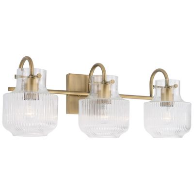 Capital Lighting Nyla Vanity Light - Color: Black - Size: 3 light - 145131M