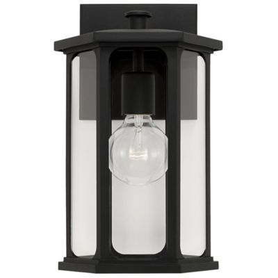 Capital Lighting Walton Outdoor Wall Sconce - Color: Black - Size: 1 light 