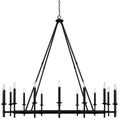 Capital Lighting Ogden Chandelier - Color: Black - Size: 16 light - 445202I