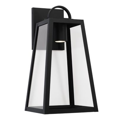 Capital Lighting Leighton Outdoor Downlight Wall Sconce - Color: Black - Si