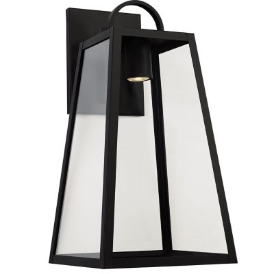 Capital Lighting Leighton Outdoor Downlight Wall Sconce - Color: Black - Si