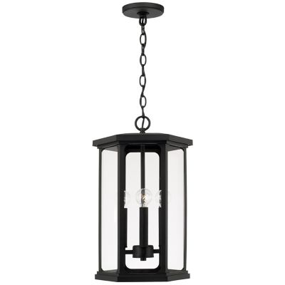 Capital Lighting Walton Outdoor Pendant Light - Color: Black - Size: 4 ligh