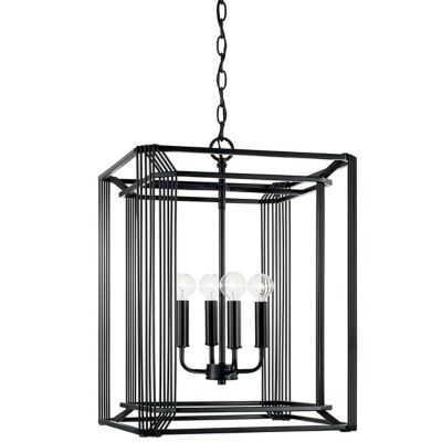 Capital Lighting Lennon Pendant Light - Color: Black - Size: 4 light - 5460