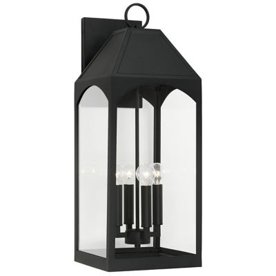 Capital Lighting Burton Outdoor Wall Sconce - Color: Clear - Size: 26 - 