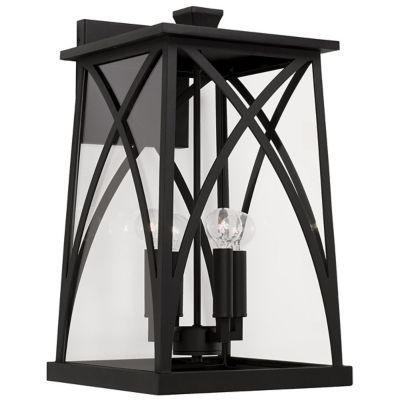 Capital Lighting Marshall Outdoor Wall Sconce - Color: Black - Size: 4 ligh