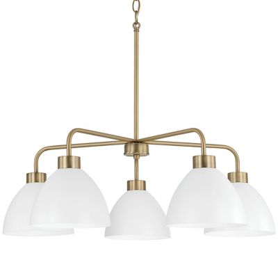 Capital Lighting Ross Chandelier - Color: White - Size: 5 light - 452051AW