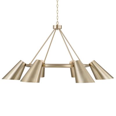 Capital Lighting Leo Chandelier - Color: Brass - Size: 6 light - 454961MA