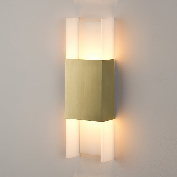 Cerno Ansa LED Wall Sconce- Wet-Rated - - Color: Gold - Size: 2 light - 03-