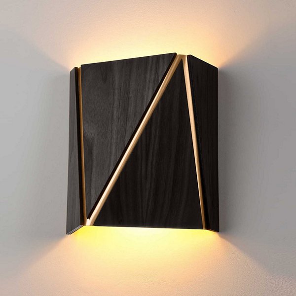 Cerno Calx LED Wall Sconce- Wet-Rated - - Color: Brown - 03-138-GD-35P1