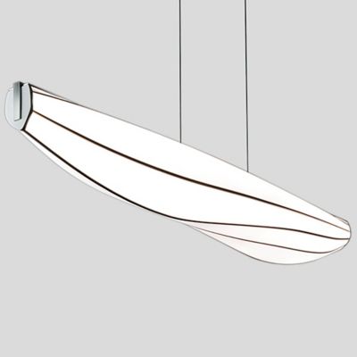 Cerno Lenis LED Linear Chandelier Light - Color: White - 07-220-LA-27P1