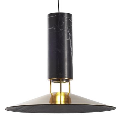 Carpyen Rebound Leather Pendant Light - Color: Black - Size: 1 light - 1003