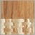 Natural Oak Wood Beige Linen