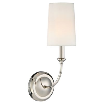 Crystorama Sylvan Wall Sconce in Silver