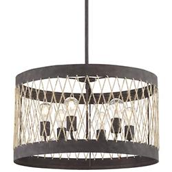 Anders 6 Light Forged Bronze Chandelier