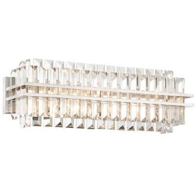 Crystorama Hayes Vanity Light in Clear, Size: Medium