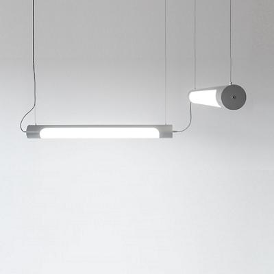 Middle Grey LED Linear Suspension