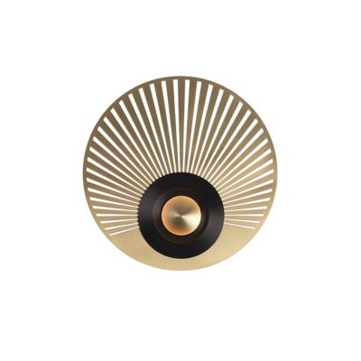 CVL Luminaires Earth Radian LED Wall / Flushmount Light - Color: Brass - AP