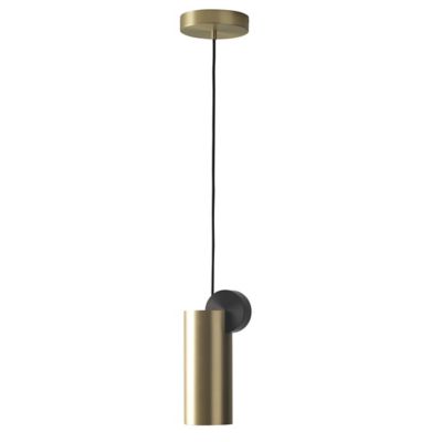 CVL Luminaires Calee V3 LED Mini Pendant Light - Color: Brass - Size: 1 lig