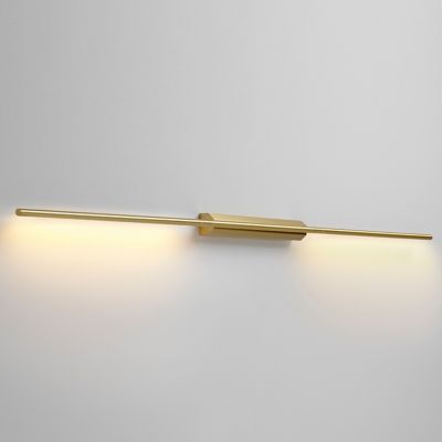 CVL Luminaires Link Double Reading Wall Sconce - Color: Brass - Size: Large