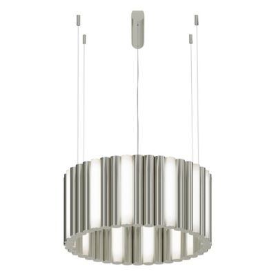 CVL Luminaires Gamma LED Chandelier - Color: Silver - Size: Medium - $LUGAM