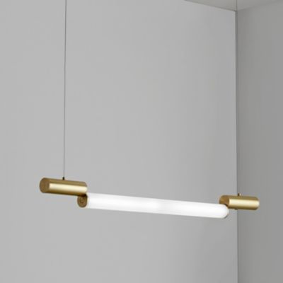 CVL Luminaires Signal LED Linear Chandelier Light - Color: Copper - Size: 