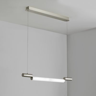 CVL Luminaires Signal LED Linear Chandelier Light - Color: Silver - Size: 