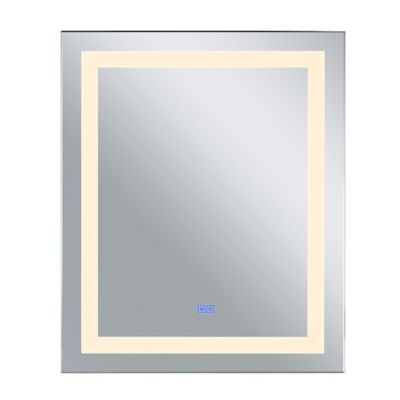 CWI Lighting Abigail Rectangular LED Mirror - Color: White - Size: 30 In. x