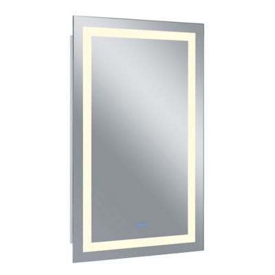 CWI Lighting Abigail Rectangular LED Mirror - Color: White - Size: 30 In. x