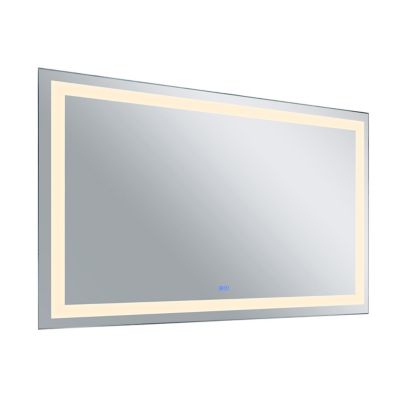 CWI Lighting Abigail Rectangular LED Mirror - Color: White - Size: 58 In. x