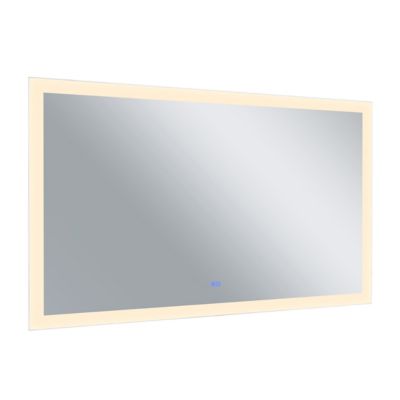 CWI Lighting Abril Rectangular LED Mirror - Color: White - Size: 58 In. x 3