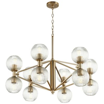 Cyan Design Helios Chandelier - Color: Brass - Size: 33 - 10963