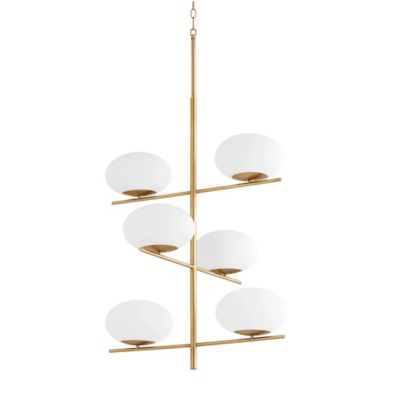 Cyan Design Pod Chandelier - Color: Brass - Size: 6 light - 11272