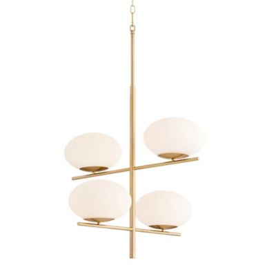 Cyan Design Pod Chandelier - Color: White - Size: 4 light - 11271