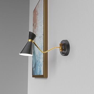 1 Light Swing Arm Wall Sconce