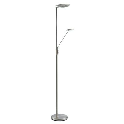 Dainolite Mother & Son LED Floor Lamp - Color: Silver - 170LEDF-SC