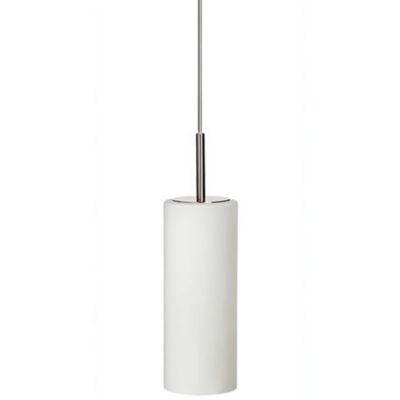 1 Light White Glass Pendant