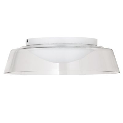 Dainolite Crawford LED Flushmount Light - Color: Clear - 3145-LEDFH18-CL-MW